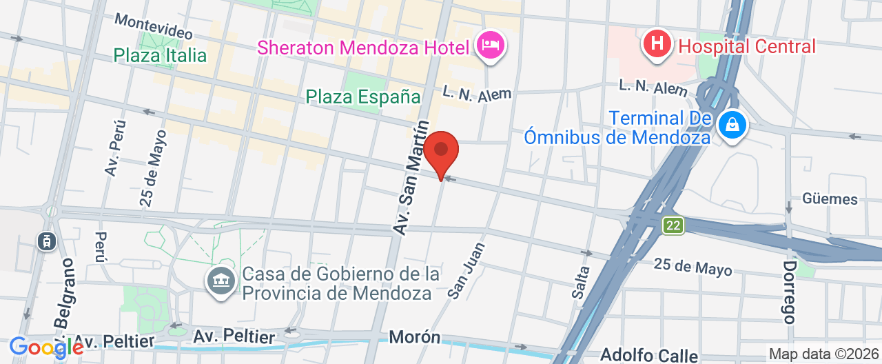 Mapa de la ubicación