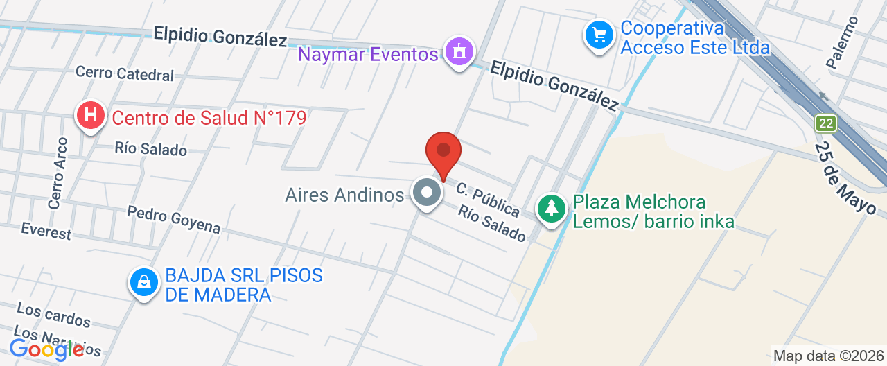 Mapa de la ubicación