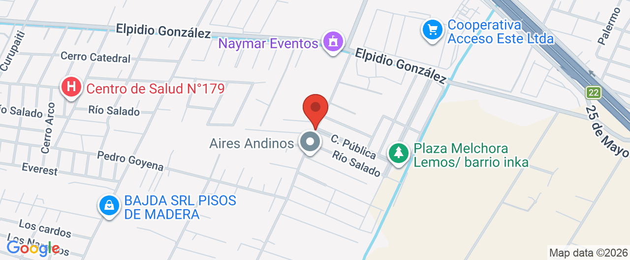 Mapa de la ubicación