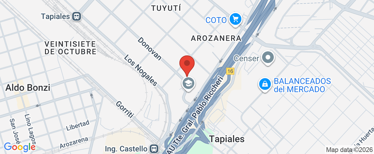 Mapa de la ubicación