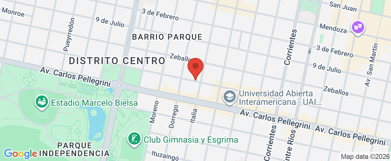 Mapa de la ubicación