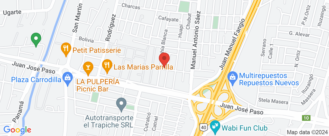 Mapa de la ubicación