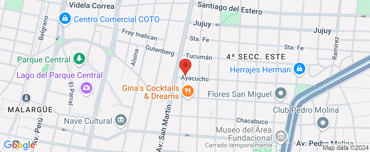 Mapa de la ubicación