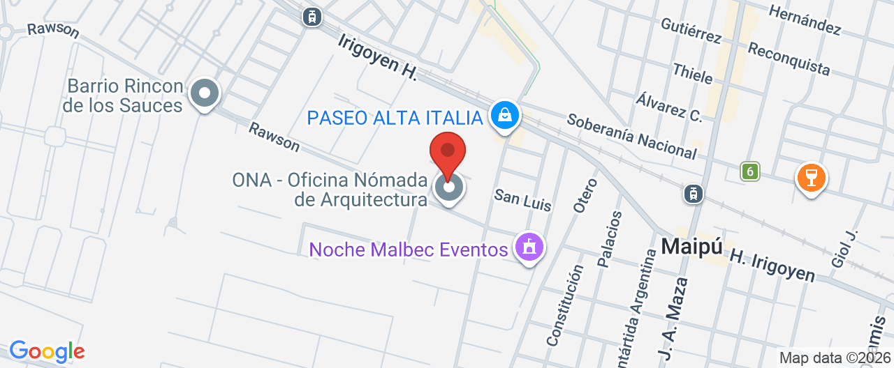 Mapa de la ubicación