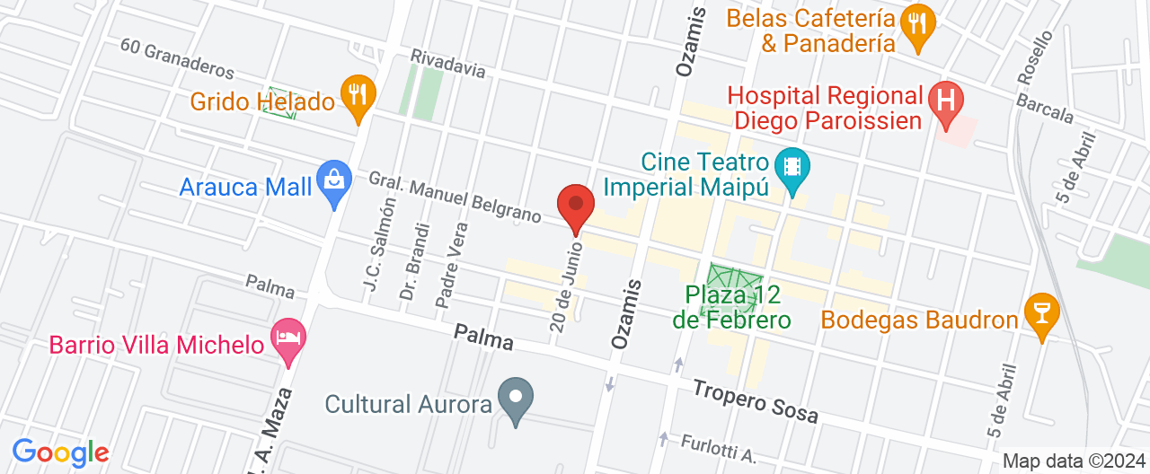 Mapa de la ubicación