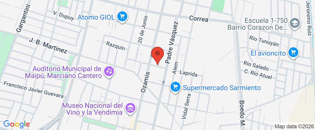 Mapa de la ubicación