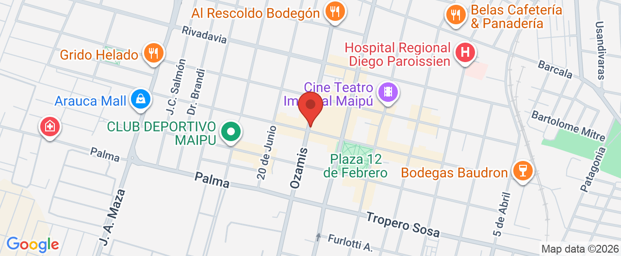Mapa de la ubicación