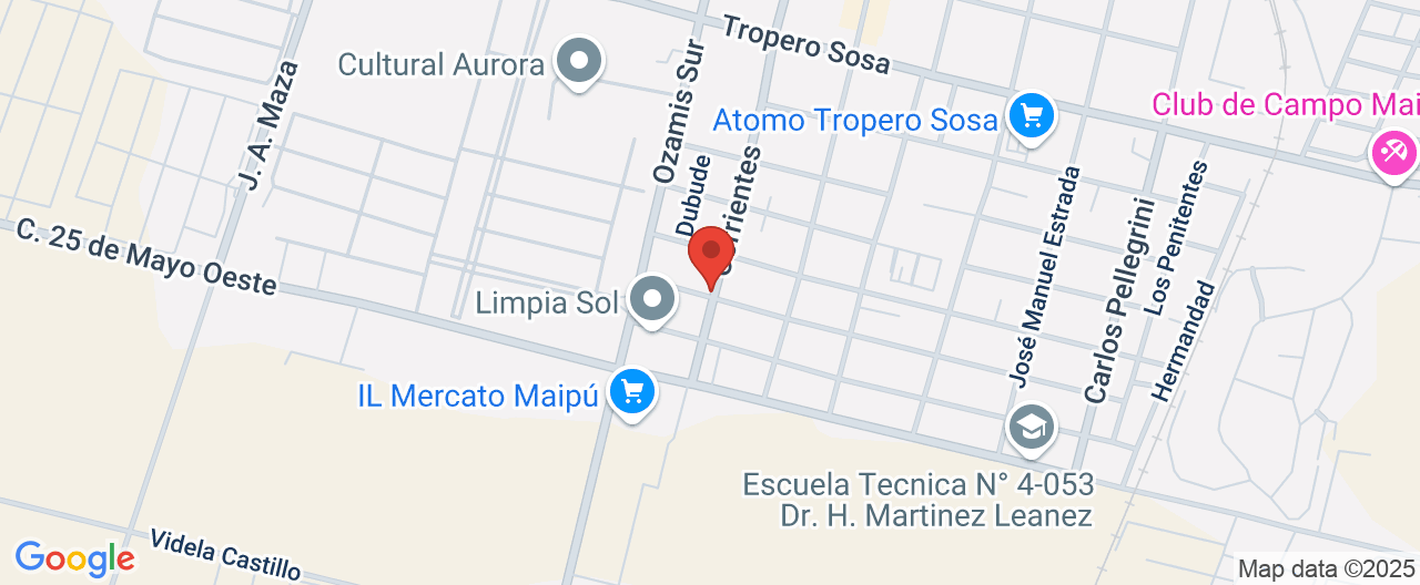 Mapa de la ubicación