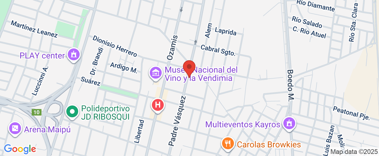Mapa de la ubicación