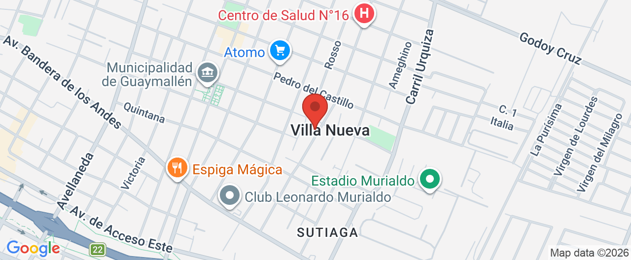 Mapa de la ubicación