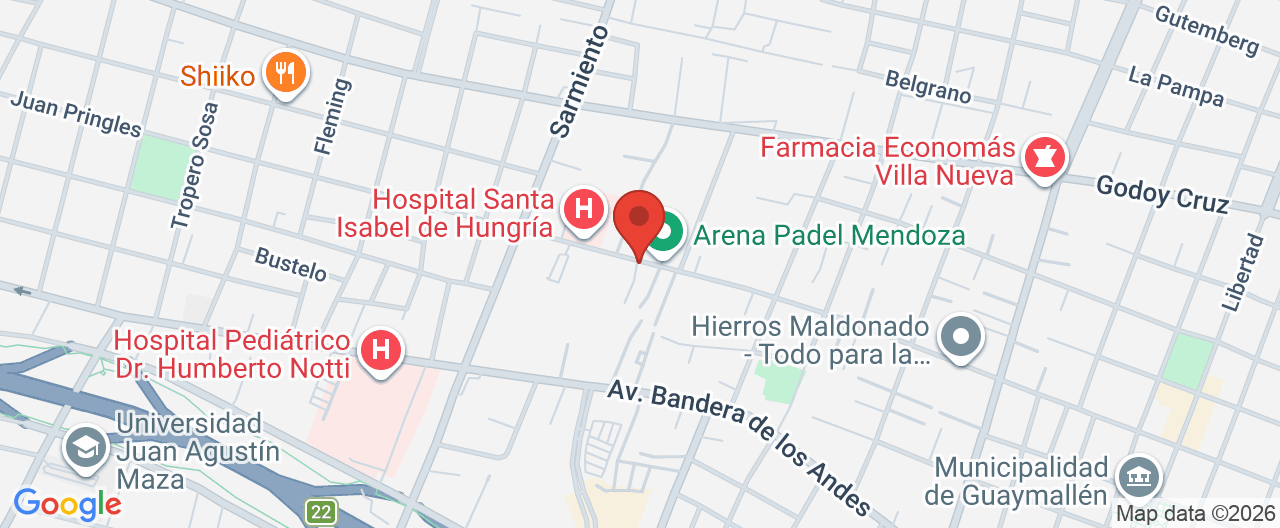 Mapa de la ubicación