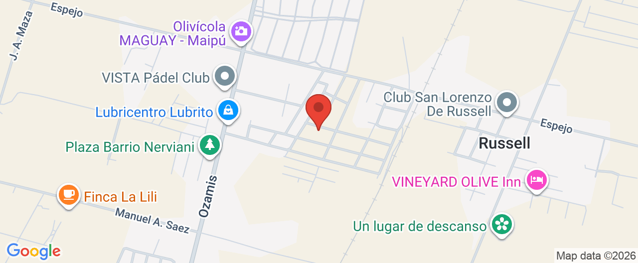 Mapa de la ubicación