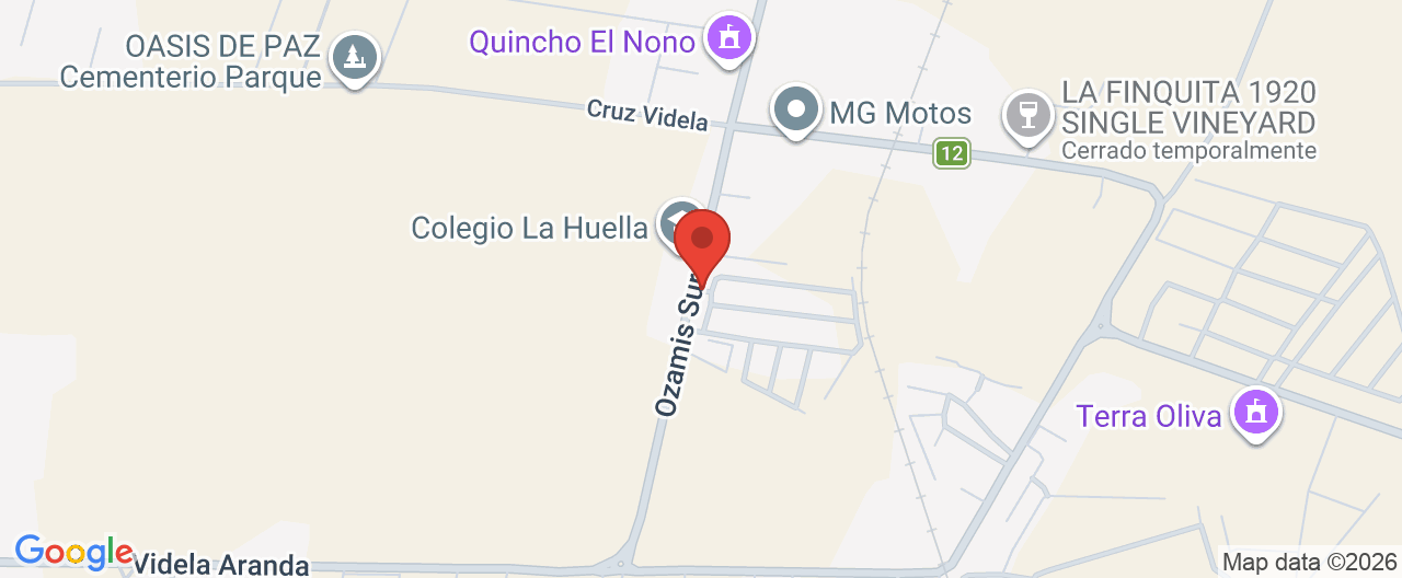 Mapa de la ubicación