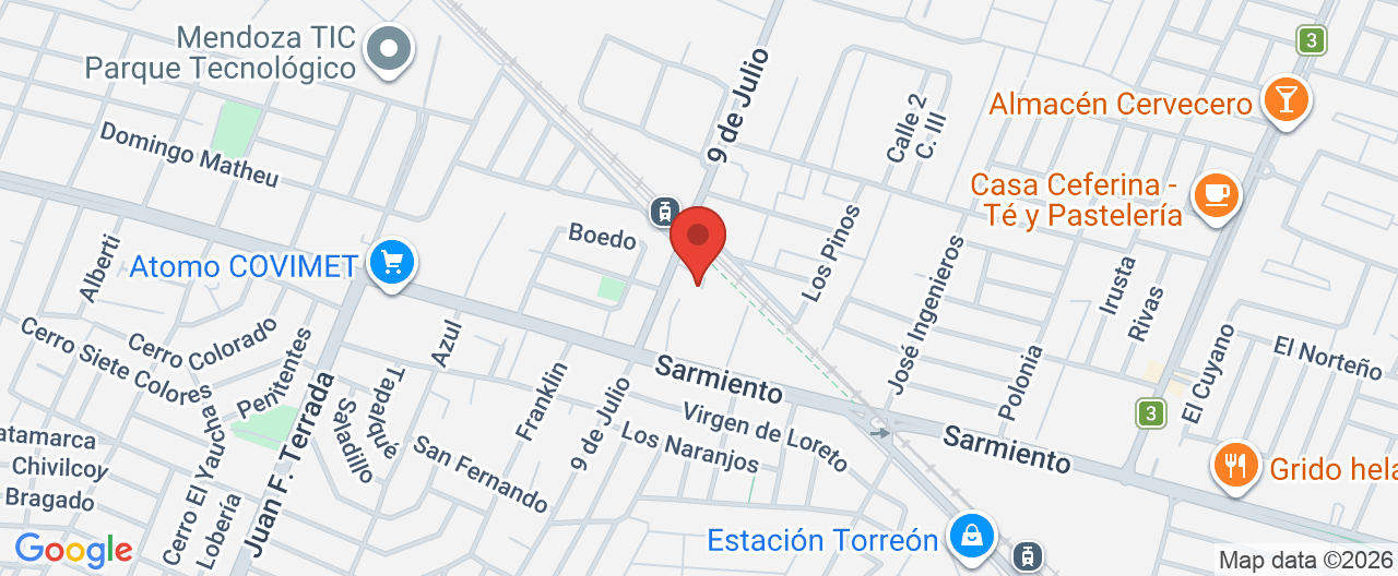 Mapa de la ubicación
