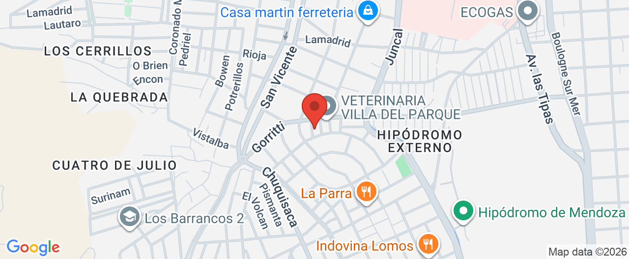 Mapa de la ubicación