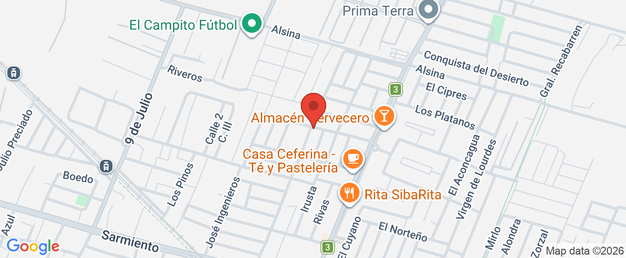 Mapa de la ubicación