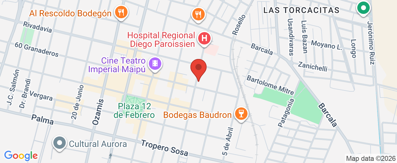 Mapa de la ubicación