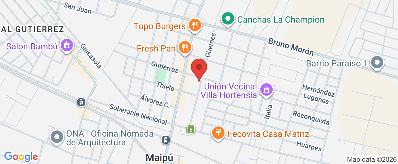 Mapa de la ubicación