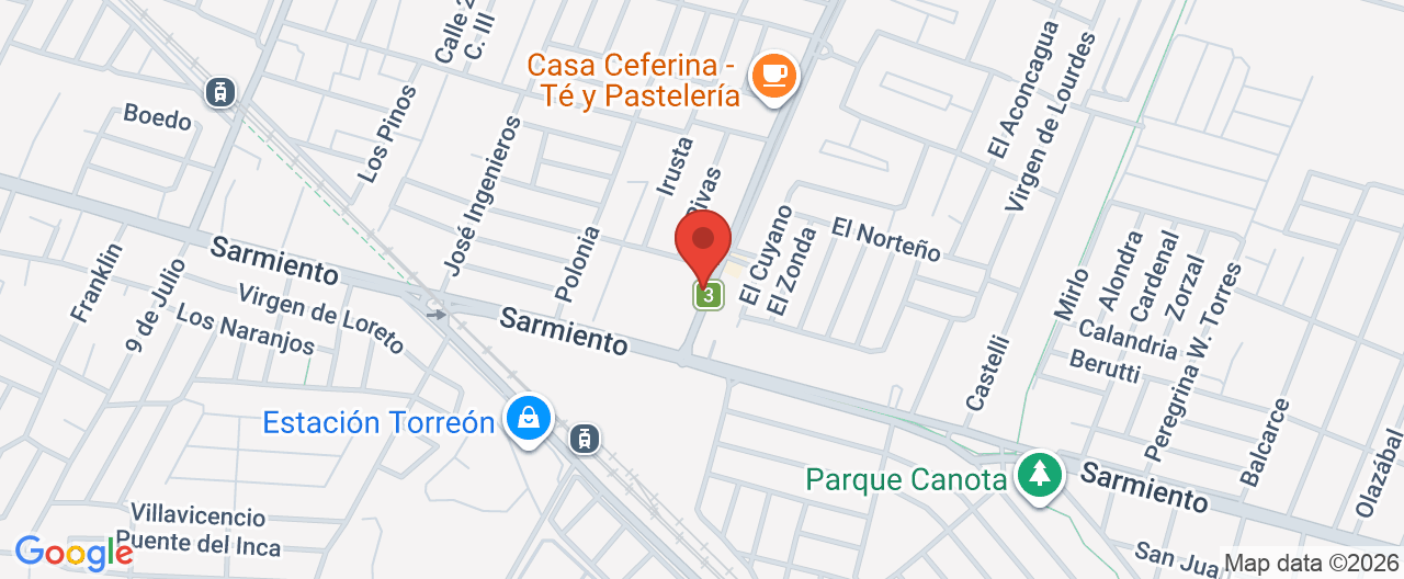 Mapa de la ubicación
