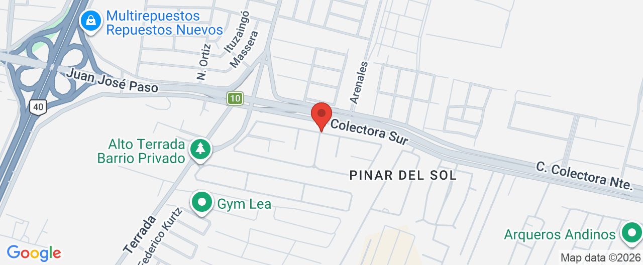 Mapa de la ubicación