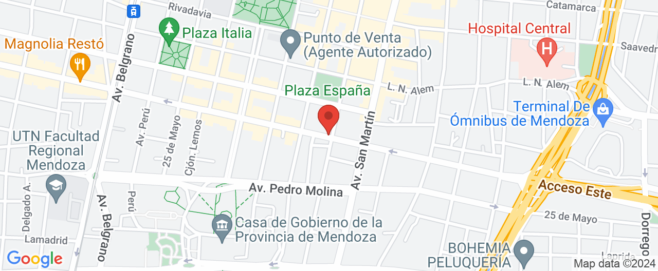 Mapa de la ubicación