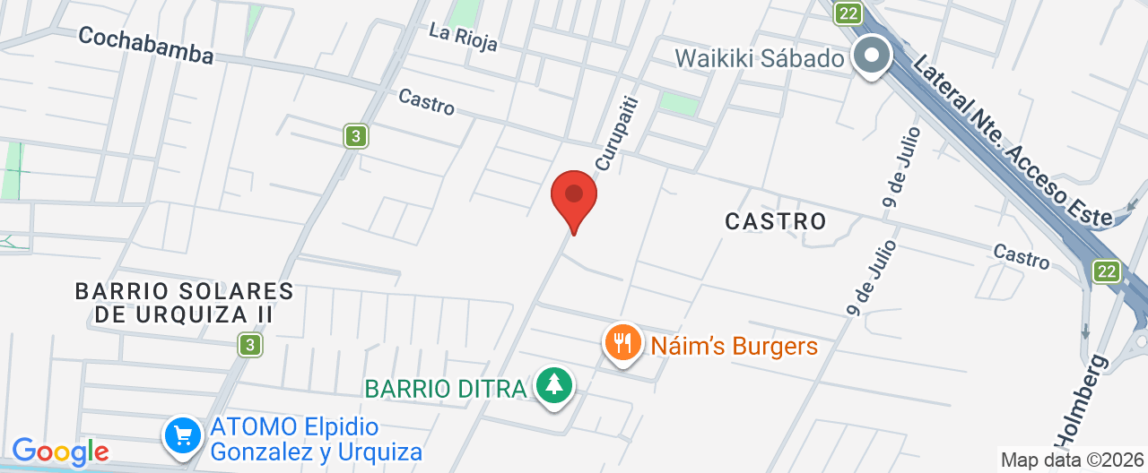 Mapa de la ubicación