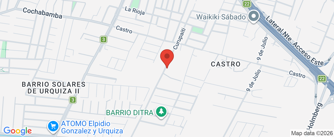 Mapa de la ubicación