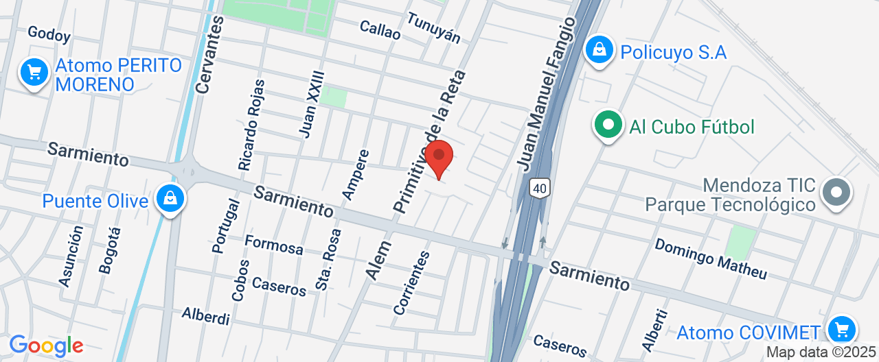 Mapa de la ubicación