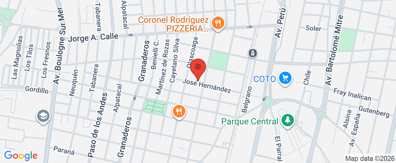 Mapa de la ubicación