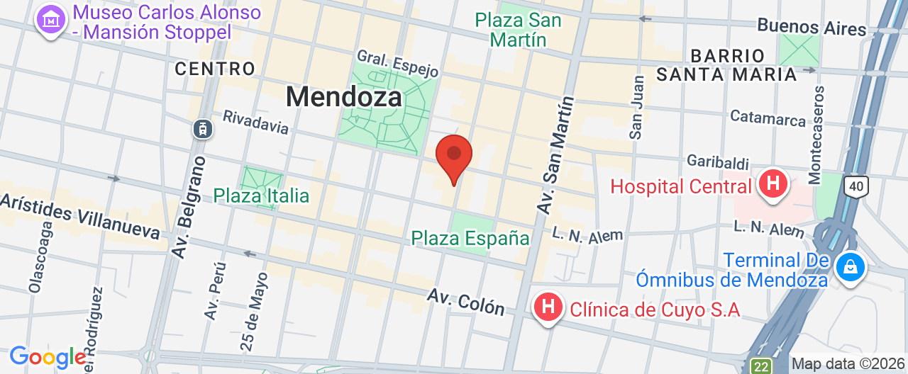 Mapa de la ubicación