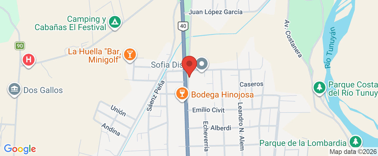 Mapa de la ubicación