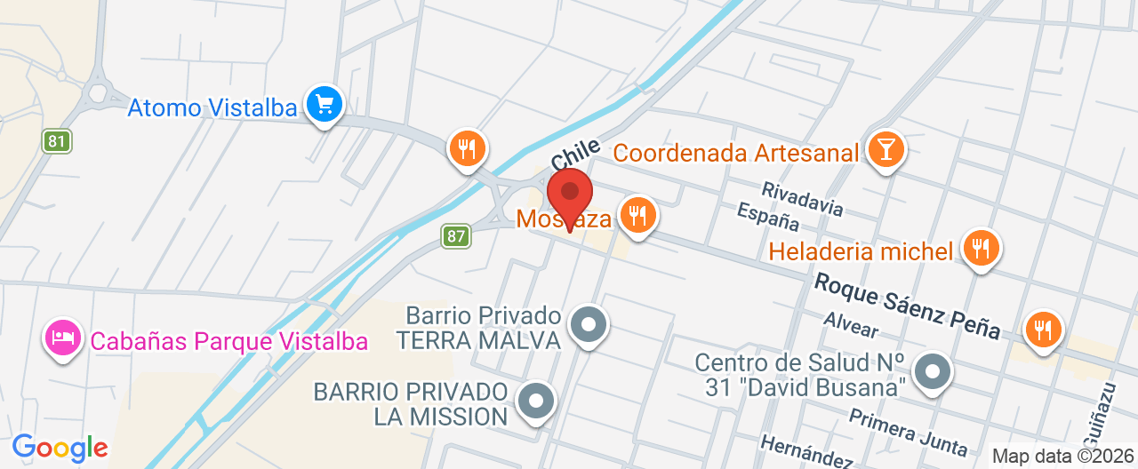 Mapa de la ubicación