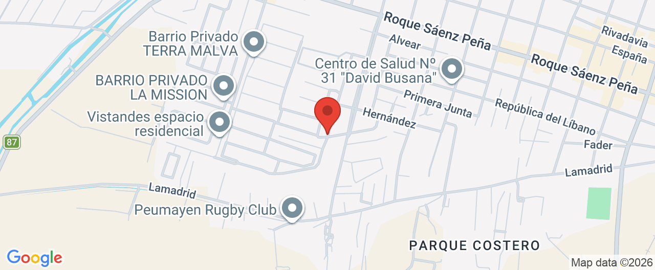 Mapa de la ubicación