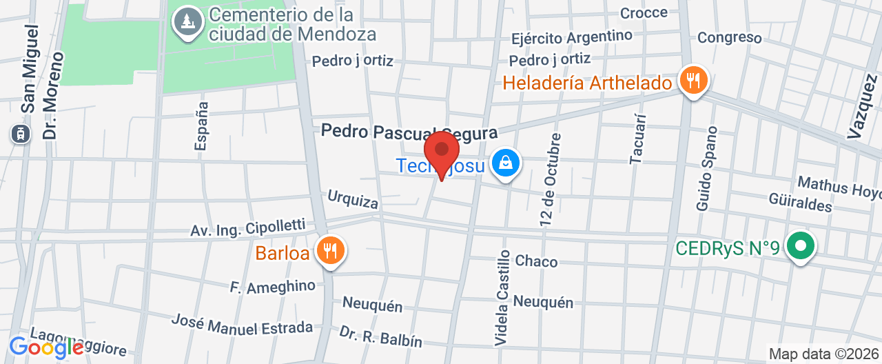 Mapa de la ubicación
