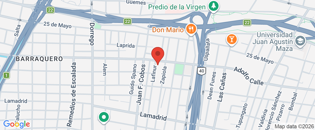 Mapa de la ubicación