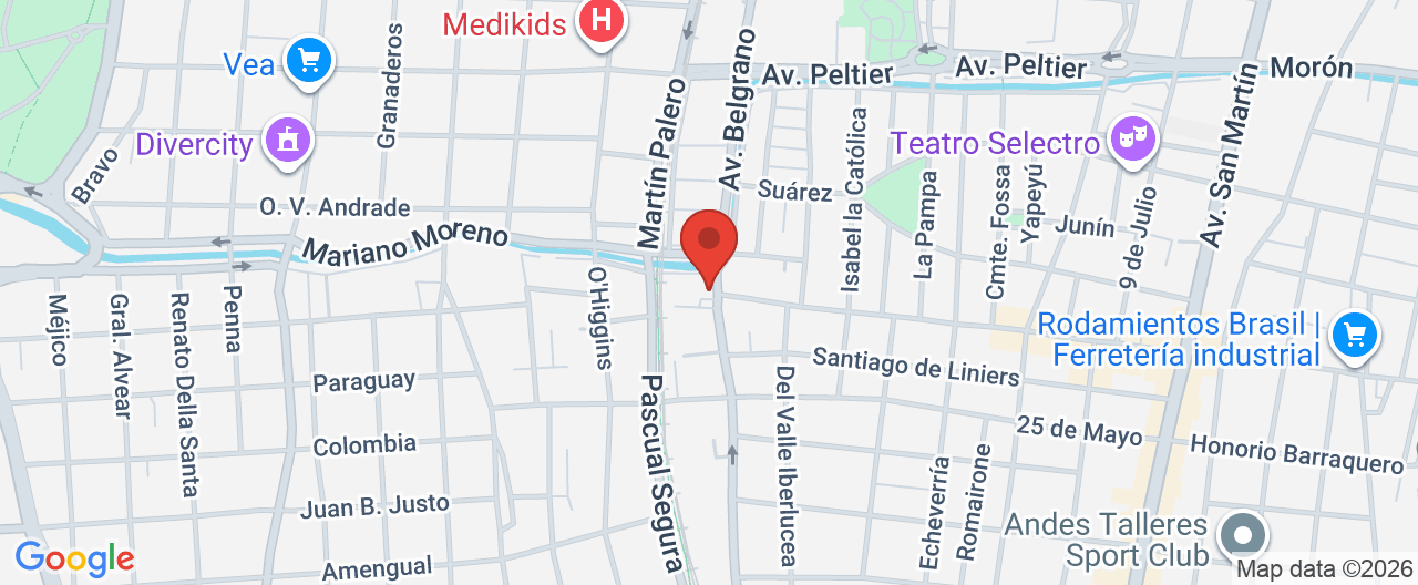 Mapa de la ubicación