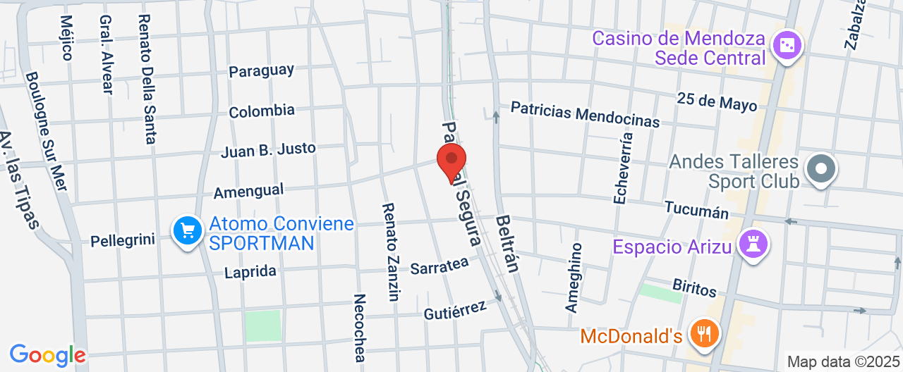 Mapa de la ubicación
