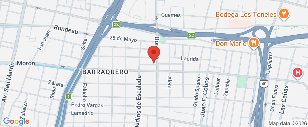 Mapa de la ubicación