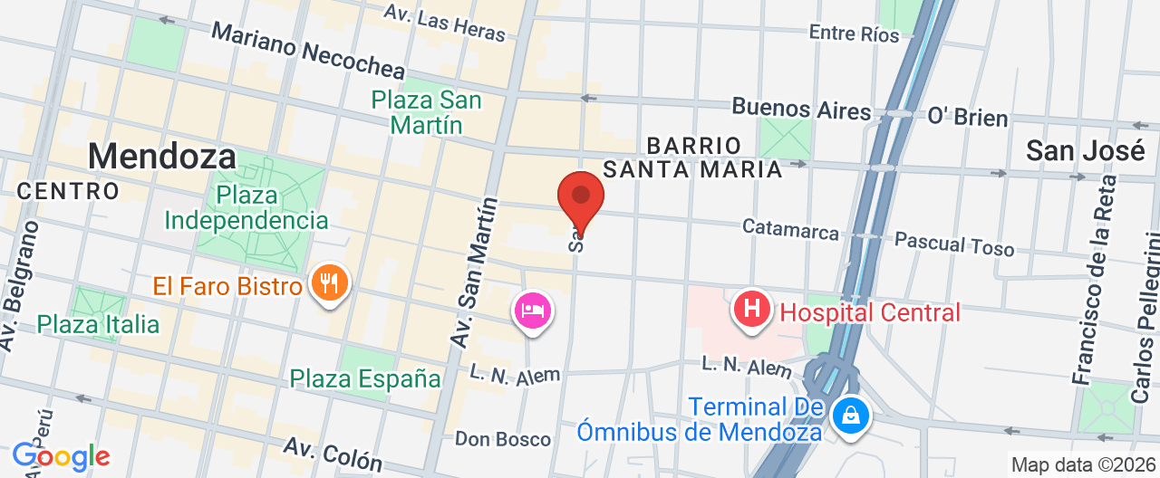 Mapa de la ubicación