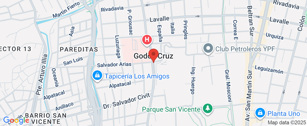 Mapa de la ubicación