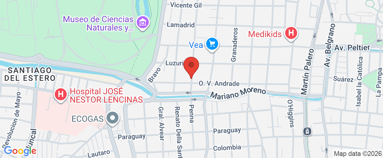 Mapa de la ubicación