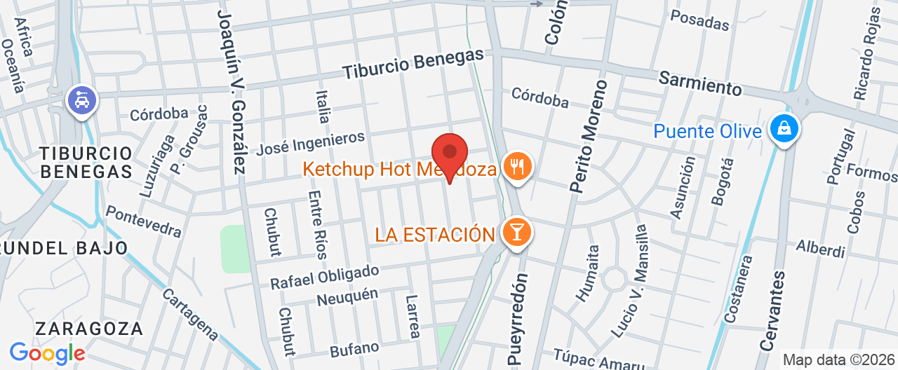 Mapa de la ubicación