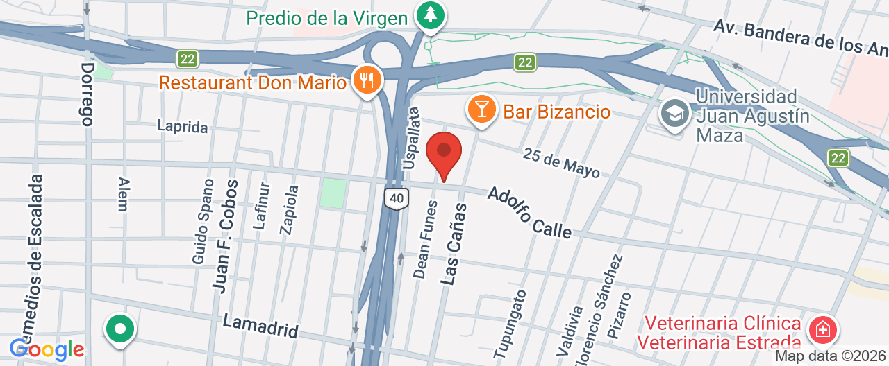Mapa de la ubicación