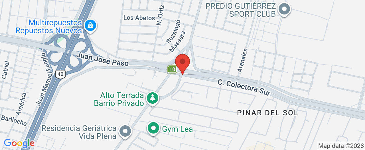 Mapa de la ubicación
