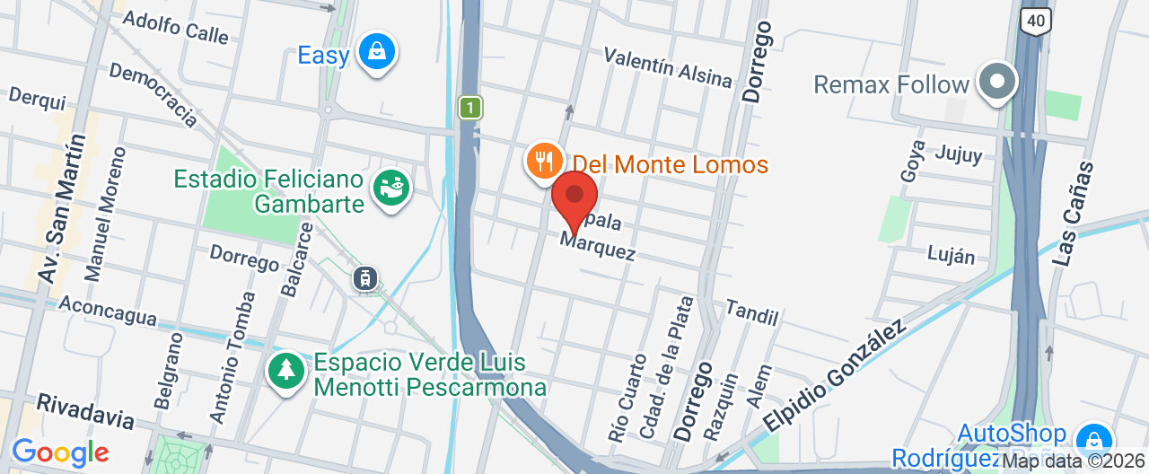 Mapa de la ubicación