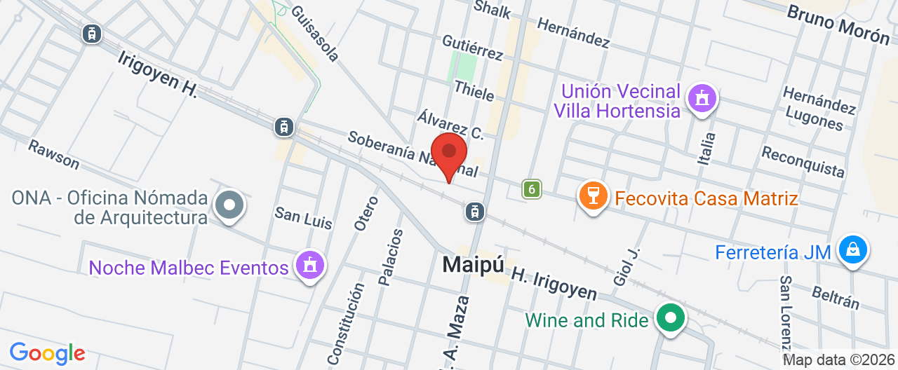 Mapa de la ubicación