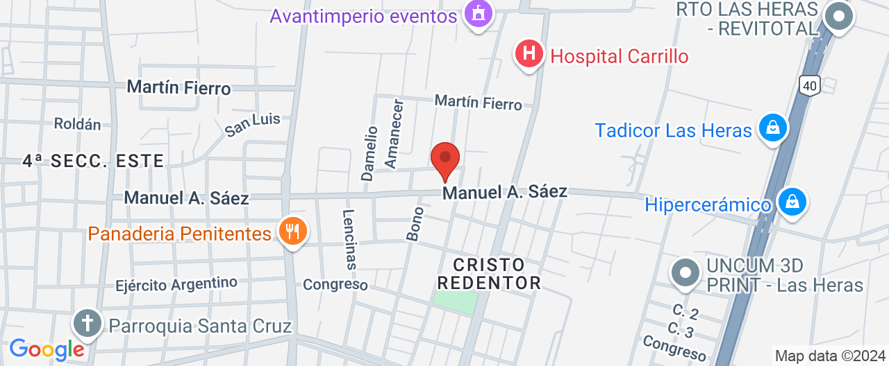 Mapa de la ubicación