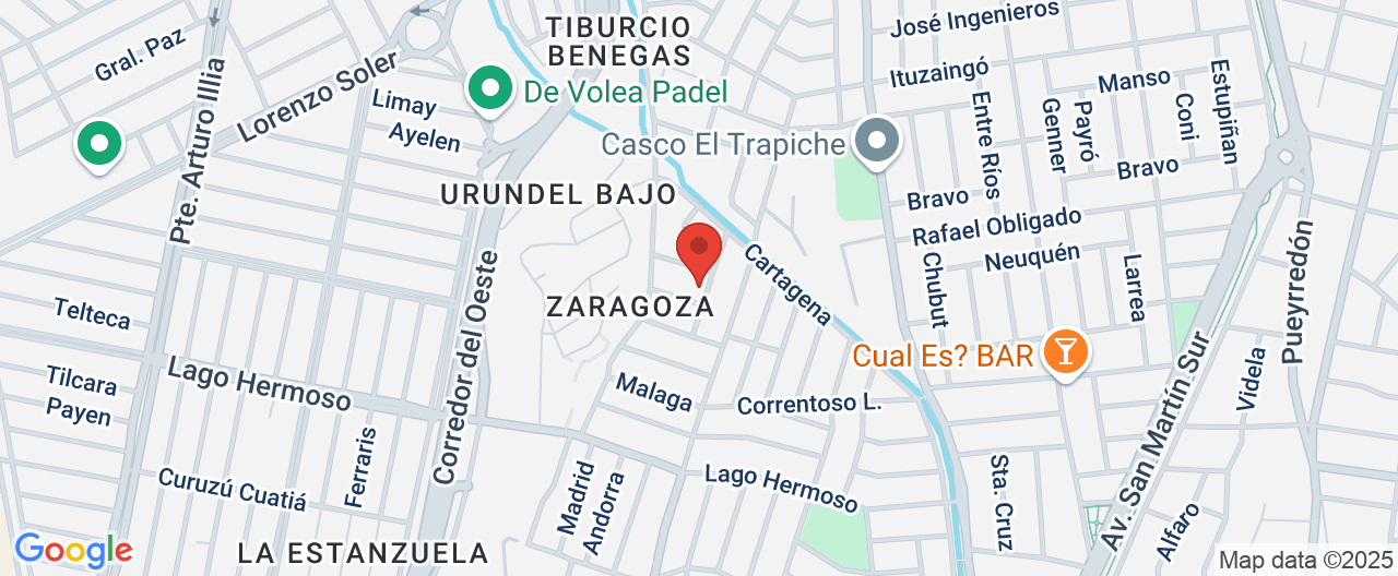 Mapa de la ubicación
