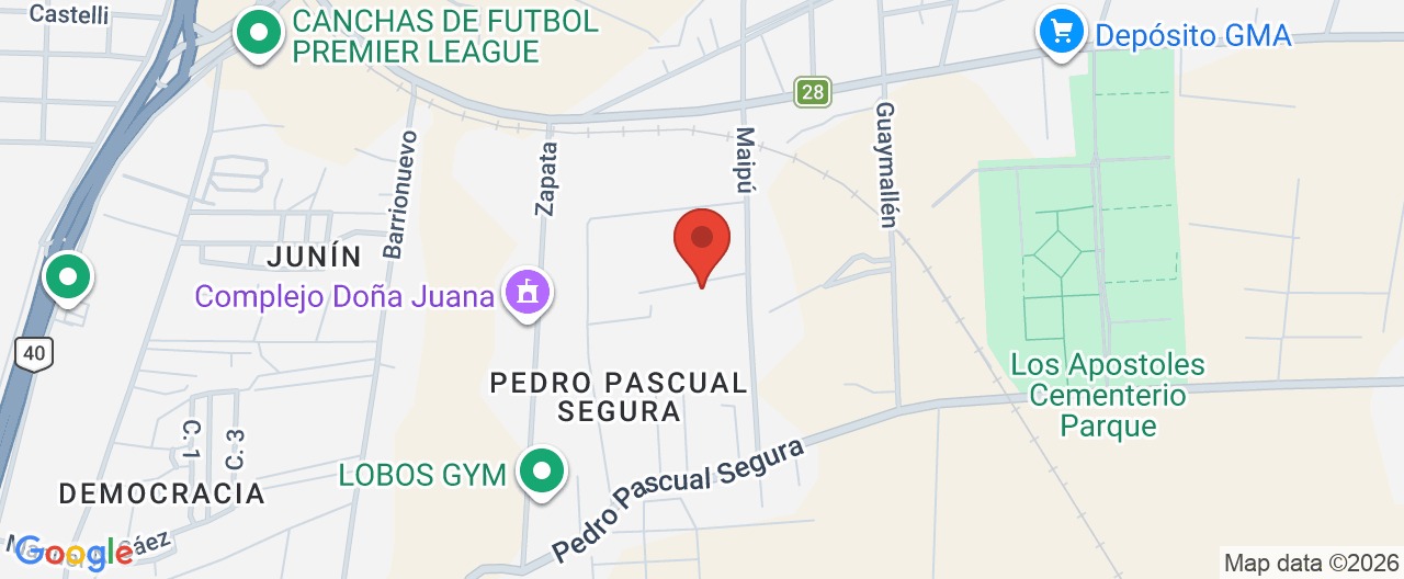 Mapa de la ubicación