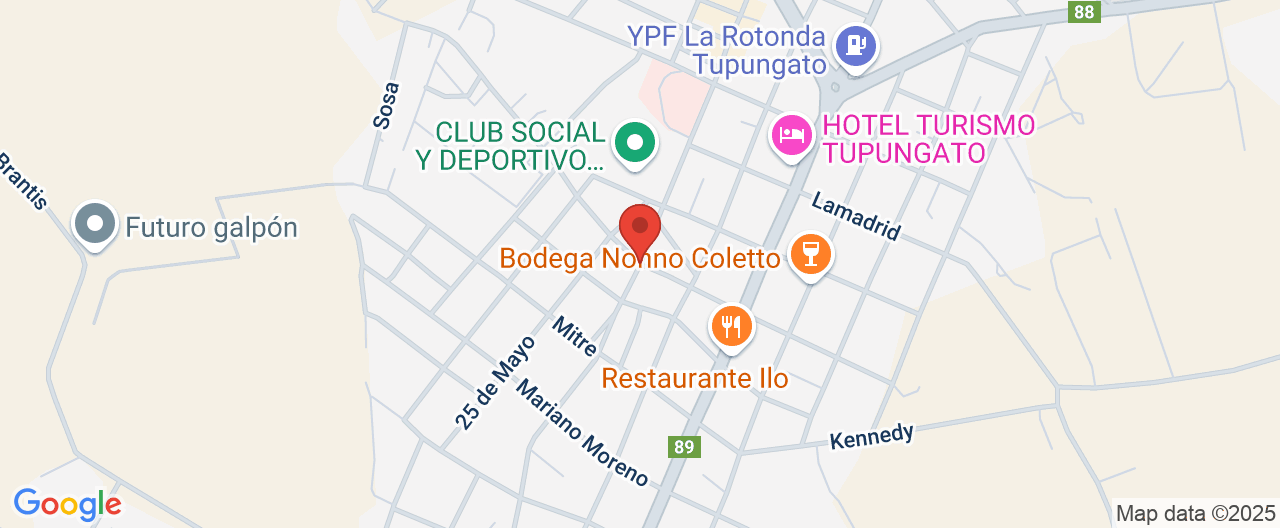 Mapa de la ubicación